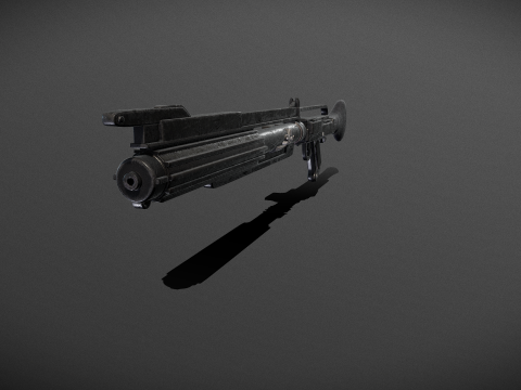 Star wars dc-15c blaster Low-poly Modèle 3D