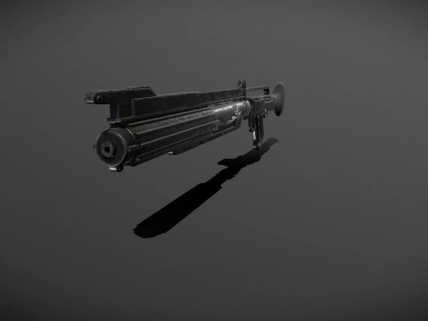 Star wars dc-15c blaster Low-poly 3D Model