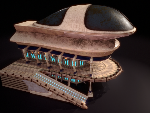 Корпус 1 3D Модель