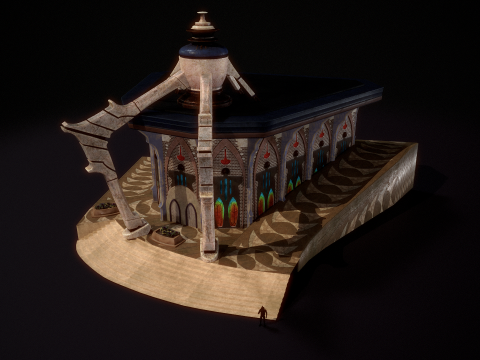 Edificio 2 Modello 3D