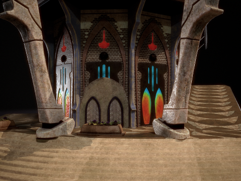 Edificio 2 Modello 3D