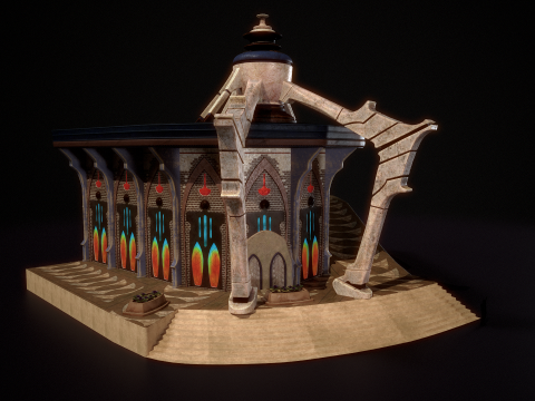 Edificio 2 Modello 3D