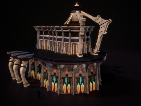 Bâtiment 4 Modèle 3D
