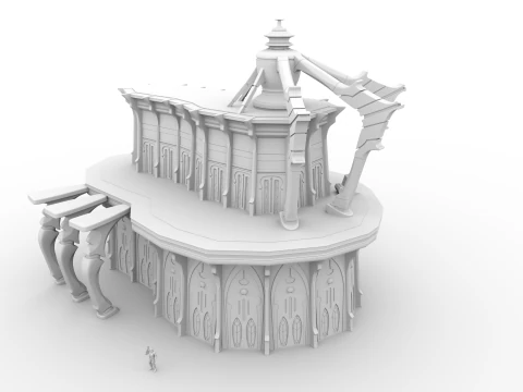 Building 4 3D Model