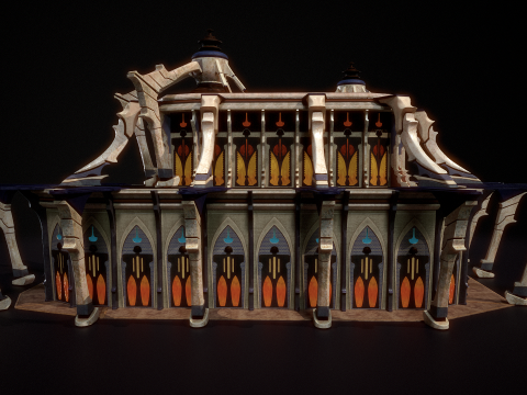 भवन 5 3D मॉडल