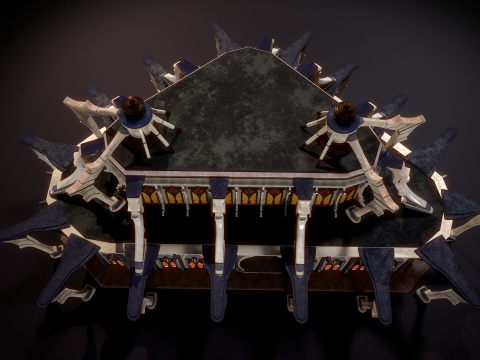 भवन 5 3D मॉडल