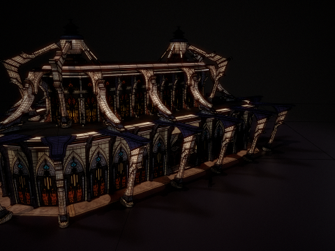 भवन 5 3D मॉडल