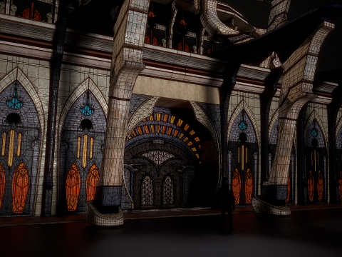 भवन 5 3D मॉडल