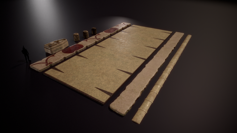 Gedung 16 Model 3D .c4d .max .obj .3ds .fbx .stl .blend 