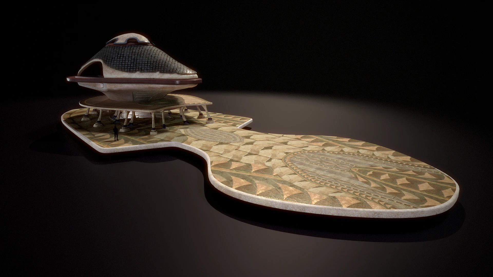 Building 18 3D Model .c4d .max .obj .3ds .fbx .stl .blend