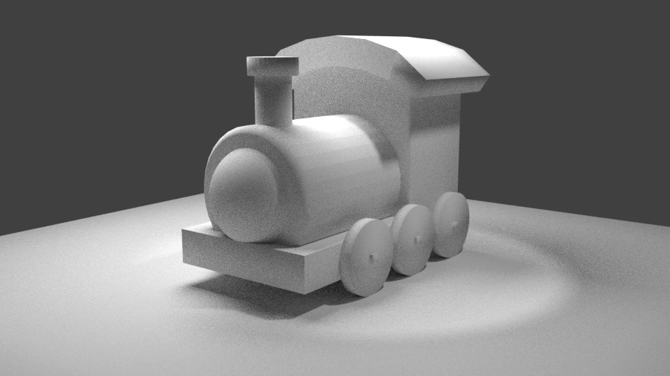 little simple train 3D Model .c4d .max .obj .3ds .fbx .stl .blend 
