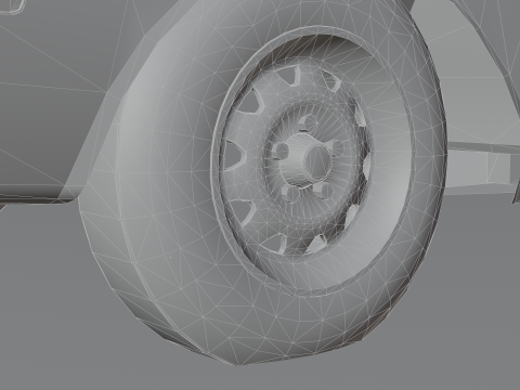 Dodge Challenger 1970 RT Low-poly Low-poly 3Dモデル