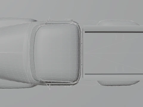 Pickup F150 1956 Low-poly 3D Model