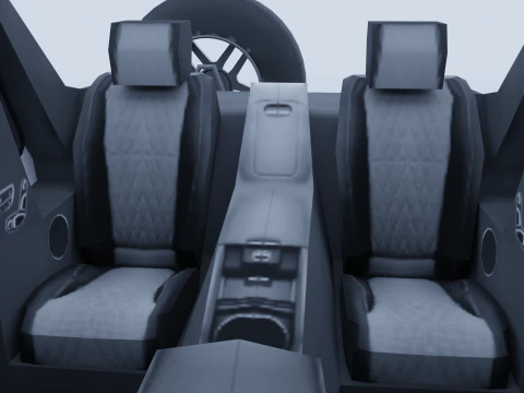 Mercedes-Maybach G650 Landaulet Low-poly 3D Model