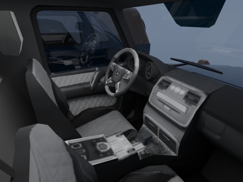 Mercedes-Maybach G650 Landaulet Low-poly 3Dモデル