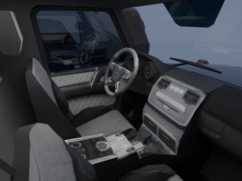 Mercedes-Maybach G650 Landaulet Low-poly 3D Model