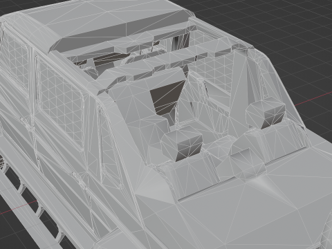 Mercedes-Maybach G650 Landaulet Low-poly 3Dモデル