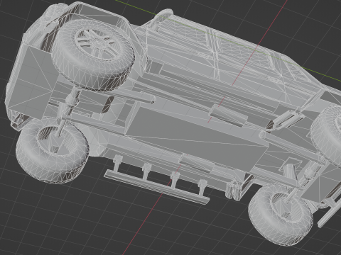Mercedes-Maybach G650 Landaulet Low-poly 3Dモデル