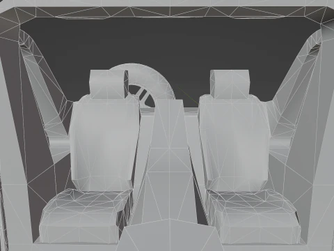 Mercedes-Maybach G650 Landaulet Low-poly 3D Model