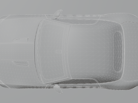 Jaguar F-type Low-poly 3D 模型