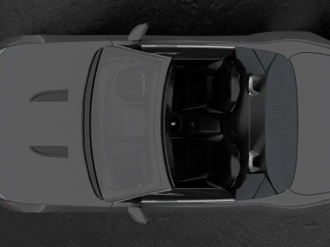 Jaguar F-type Low-poly 3D Model