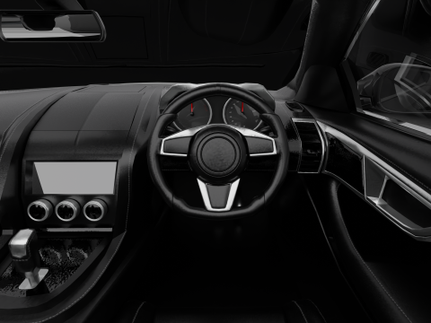 Jaguar F-type Low-poly 3D 模型