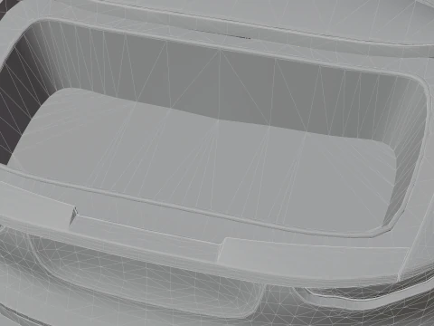 Jaguar F-type Low-poly 3D Model
