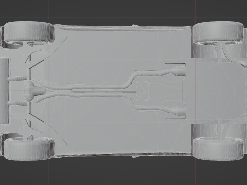Jaguar F-type Low-poly 3D 模型