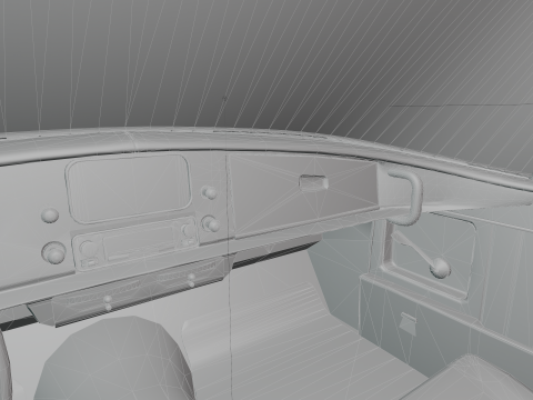 B M W - 507 low-poly 3D Модель