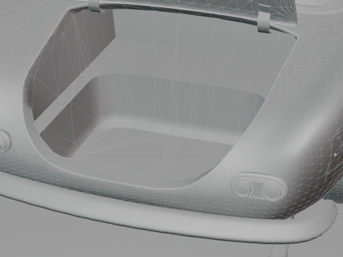 B M W - 507 low-poly 3D Model