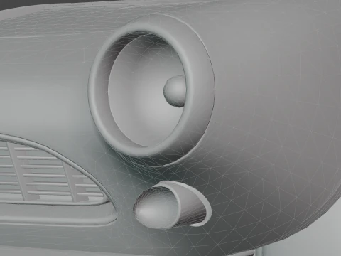B M W - 507 low-poly 3D Model