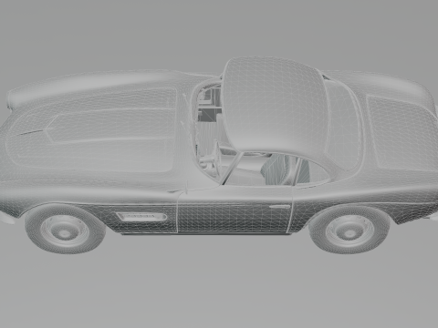 B M W - 507 low-poly 3D Модель