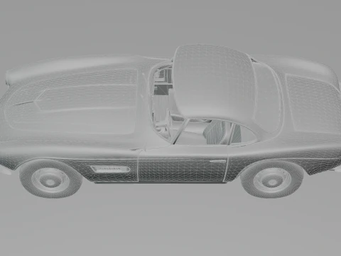 B M W - 507 low-poly 3D Model