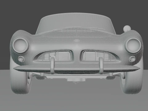 B M W - 507 low-poly 3D Model