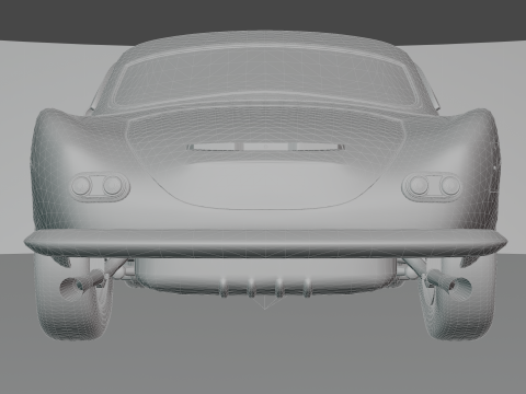 B M W - 507 low-poly 3D Модель