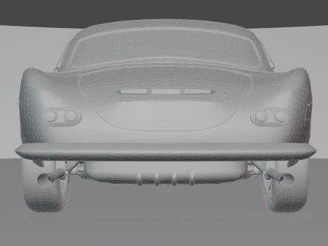 B M W - 507 low-poly 3D Model
