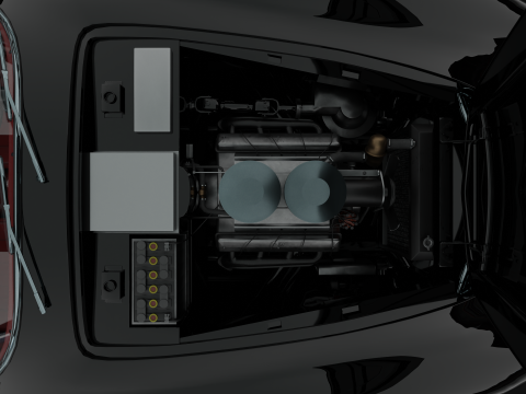 B M W - 507 low-poly 3D Модель