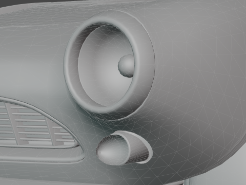 B M W - 507 low-poly 3D Модель