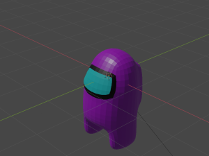 amoung us character Modelo 3D