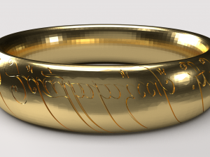 lord of the rings 3D Print Model