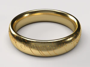 lord of the rings 3D Print Model