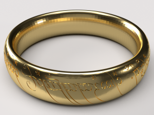 lord of the rings 3D Print Model