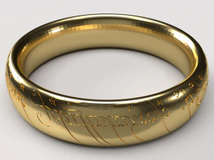 lord of the rings 3D Print Model