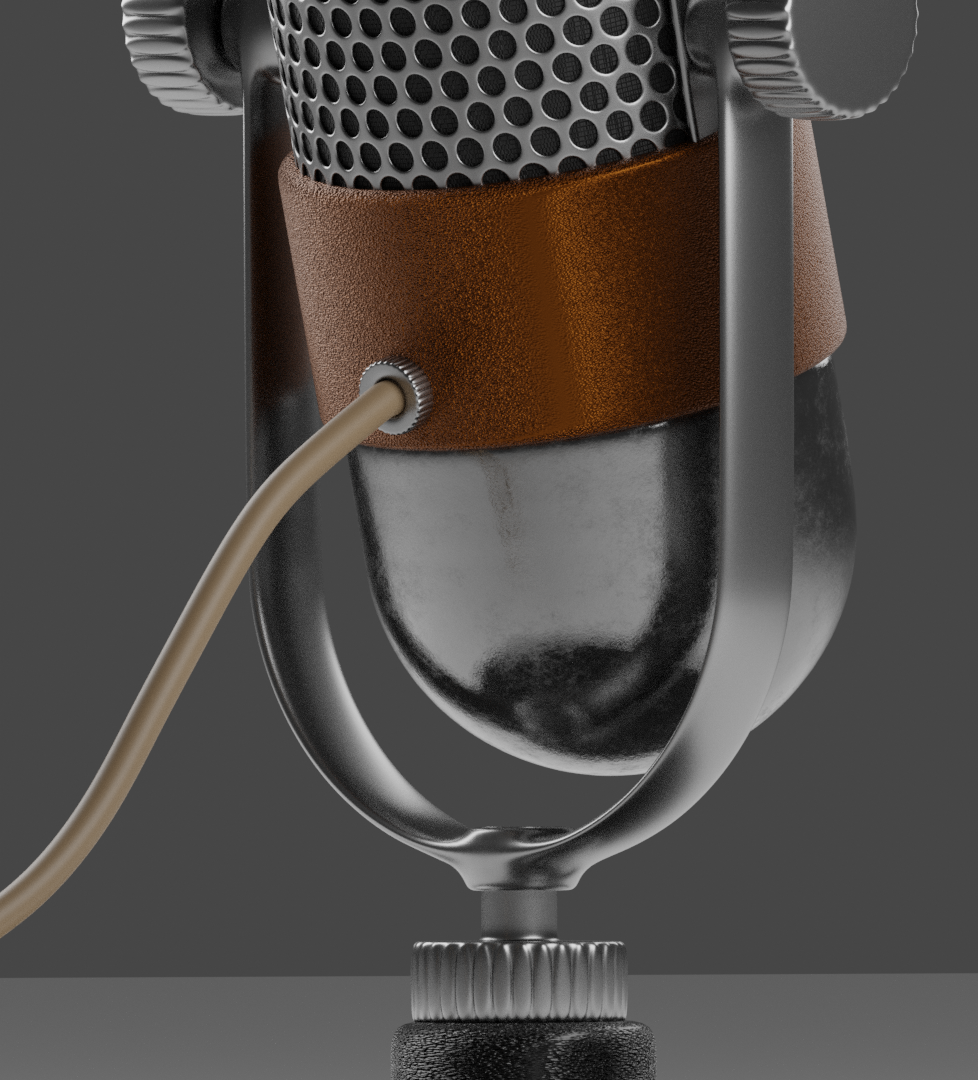 Shure SM7B Microphone 3D model