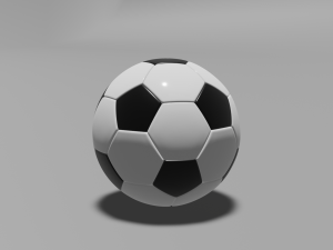 soccer ball Modello 3D
