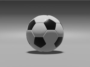 soccer ball Modello 3D