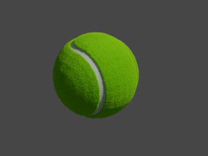 pelota de tenis Modelo 3D