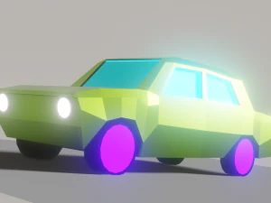 a rare car from 1980 3D Model