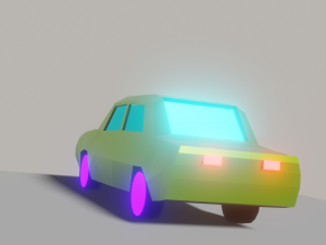 a rare car from 1980 Model 3D