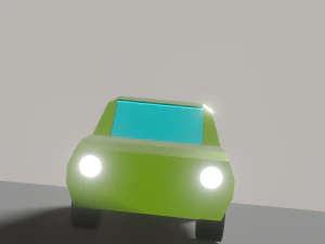 a rare car from 1980 3D Model